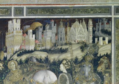 St. George and the Princess of Trebizond (detail) by Antonio Pisanello
